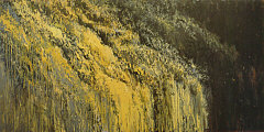 Panorama. Den Synlige side, 1992, acryl på lærred 180x360 cm.