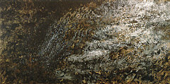 Panorama. Nat, 1991, acryl på lærred 180x360 cm.