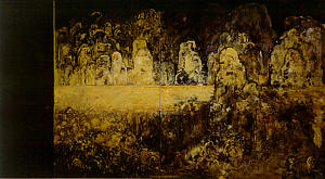 "Den Gule By" 1999. 210x380 cm.